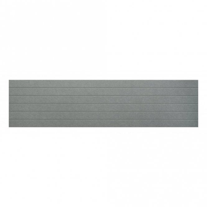Acoustic Groove Grey Felt Panel 240cm x 60cm (BOX)