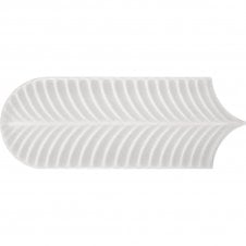 Alma Scale White 8cm x 21.5cm Wall Tile