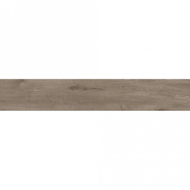 Alpina Wood Brown 19.8cm x 119.8cm Wall and Floor Tile