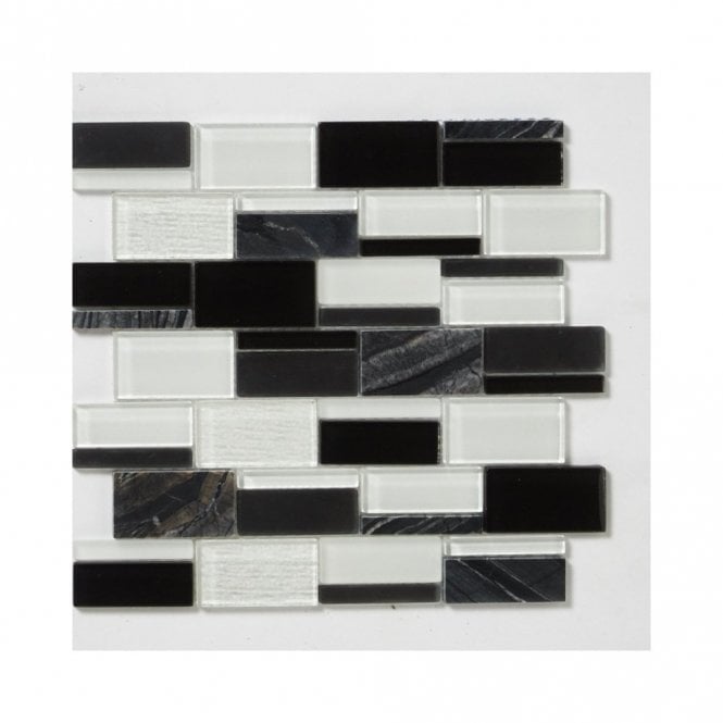 Antartic Monochrome 29.2cm x 29.8cm Mosaic Tile