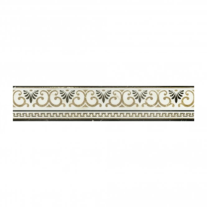 Arianna Gold Border 12cm x 60cm Wall & Floor Tile