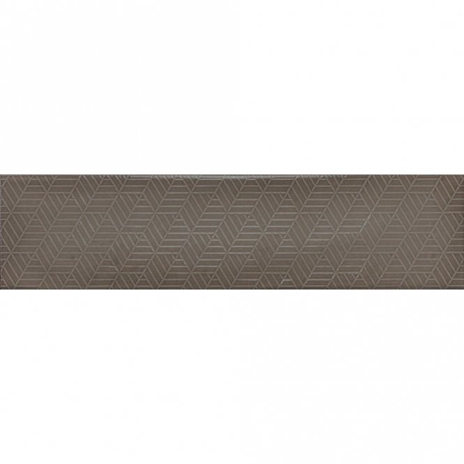 Arnold Taupe Decor Gloss 10cm x 40cm Wall Tile