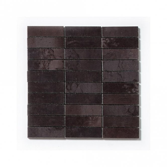 Azteca Ceramica Cosmos Lux Black Mosaic 30cm x 30cm Wall & Floor Tile