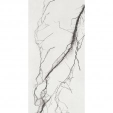 B&W Marble Polished 60cm x 120cm Wall and Floor Tile