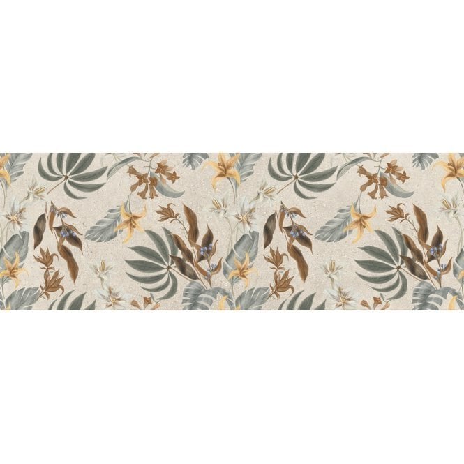 Baldocer Tropical Asphalt Off White Rec 40cm x 120cm Wall Tile