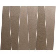 Bamboo Chocolate 5.6cm x 22.4cm Wall and Floor Tile