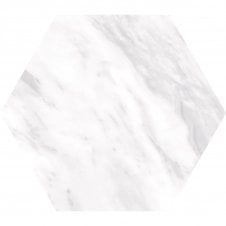 Bardiglio Light Hexagon 17.5cm x 20cm Wall & Floor Tile