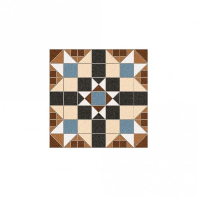 Barnet Marron Dorset 31.6cm x 31.6cm Tile