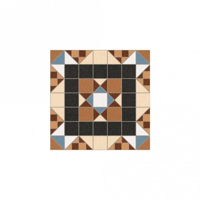 Barnet Marron Halton 31.6cm x 31.6cm Tile
