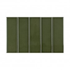 Bexley Forest Green 31.5cm x 19.8cm (6cm x 19.5cm) Mosaic Tile