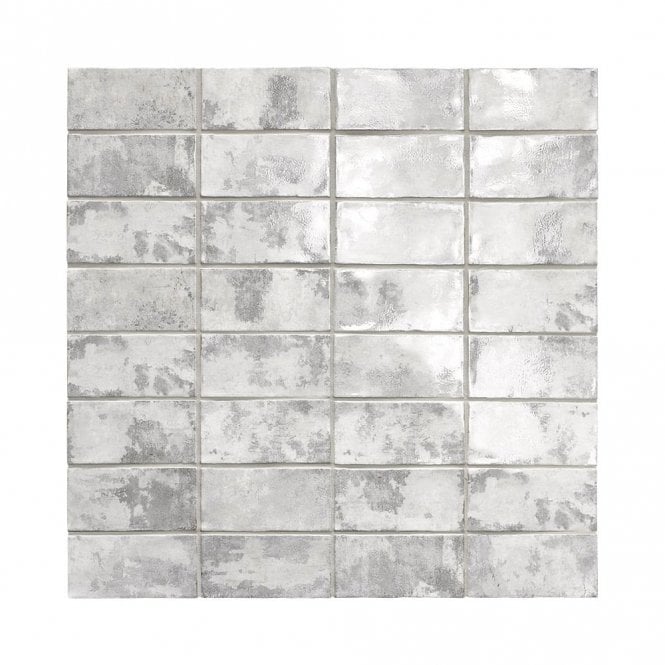 Biarritz Grey 7.5cm x 15cm Wall & Floor Tile