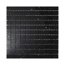 Black Opal Gulfstone Quartz Mosaic (2.5cm x 2.5cm) 30cm x 30cm Wall Tile