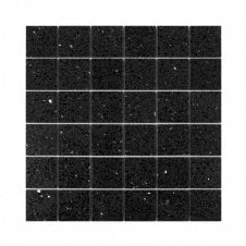 Black Opal Quartz Mosaic Gulfstone (4.8cm x 4.8cm) 30cm x 30cm Wall Tile