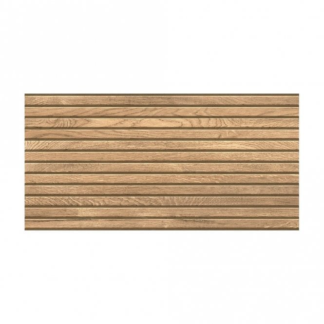 Boseli Wood Brown Structure Matt 29.8cm x 59.8cm Wall Tile