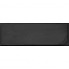 Block Black 12.6cm x 38.2cm Wall Tile