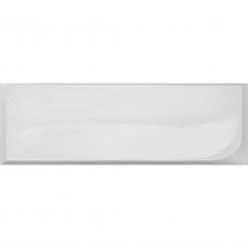 Block White 12.6cm x 38.2cm Wall Tile