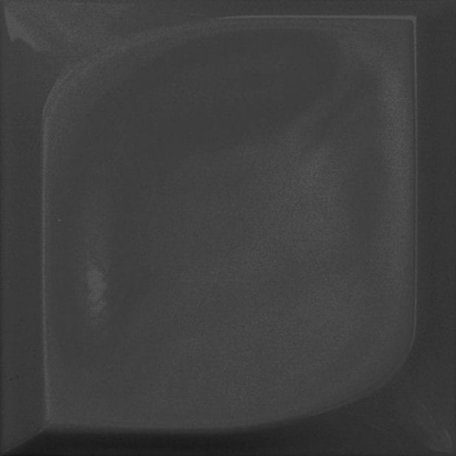 Bouquet Tiles Dot Black 12.6cm x 12.6cm Wall Tile