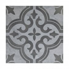 Brazillian Black/Grey Flower 60cm x 60cm 2cm Slab Tile