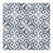 Briana Marine 45cm x 45cm Wall & Floor Tile