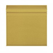 Puddle Glaze Golden Mustard 15cm x 15cm Skirting Tile