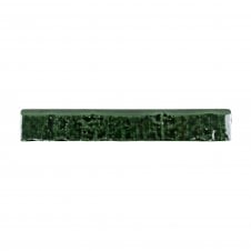 Brutalist Brick Crackle Bullnose Emerald 3.8cm x 23.5 cm Wall Tile