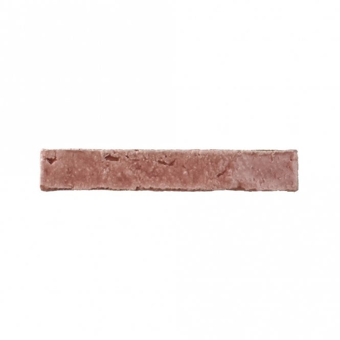Brutalist Brick Crackle Coralito 3.8cm x 23.5cm Wall Tile