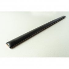 Bullnose Black Matt 1.2cm x 20cm Border Tile