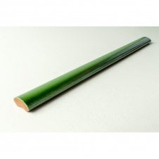 Bullnose Victoria Green Gloss 1.2cm x 20cm Border tile