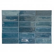 Calpe Blue 5cm x 15cm Wall Tile