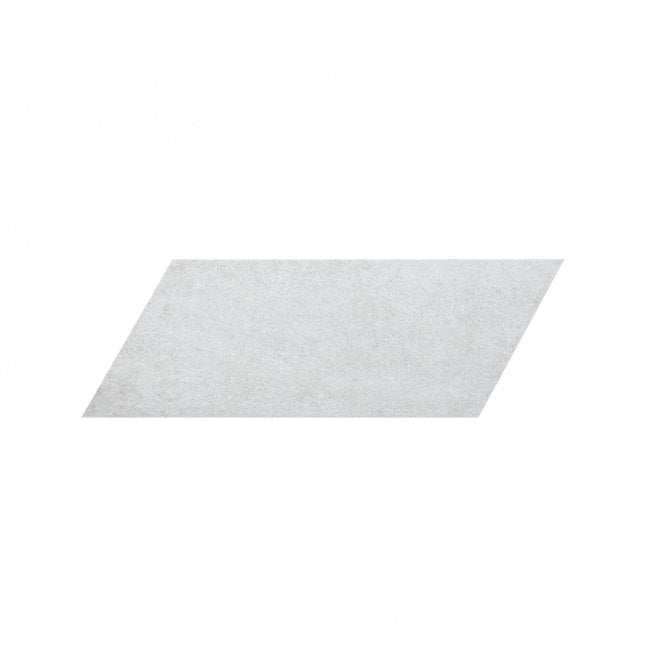 Canyon Chevron Blanco Left 10cm x 30cm Wall Tile