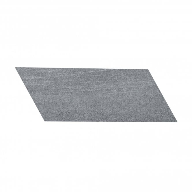 Canyon Chevron Nero Right 10cm x 30cm Wall Tile