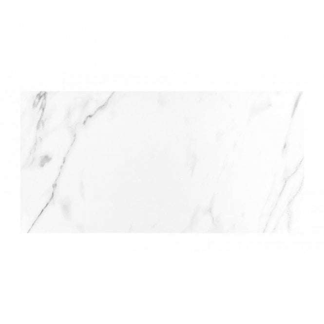 Carrara White Matt Marble Effect Rectified 30cm x 45cm Wall Tile