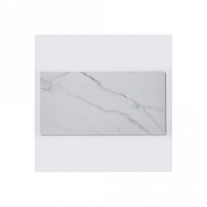 Carrara White Matt Marble Porcelain 30cm x 60cm Wall & Floor Tile