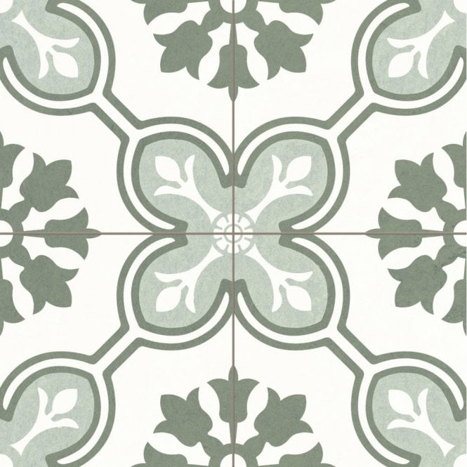 Chateau Vert 45cm x 45cm Wall & Floor Tile