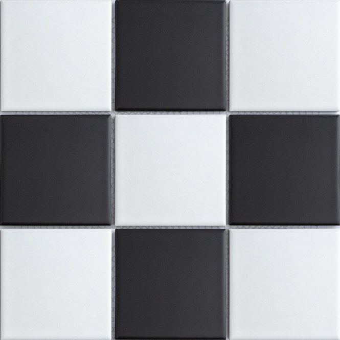 Chessboard Glossy 30.6cm x 30.6cm (9.7cm x 9.7cm) Wall & Floor Tiles