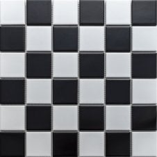 Chessboard Matte 30.6cm x 30.6cm (4.8cm x 4.8cm) Wall & Floor Tiles