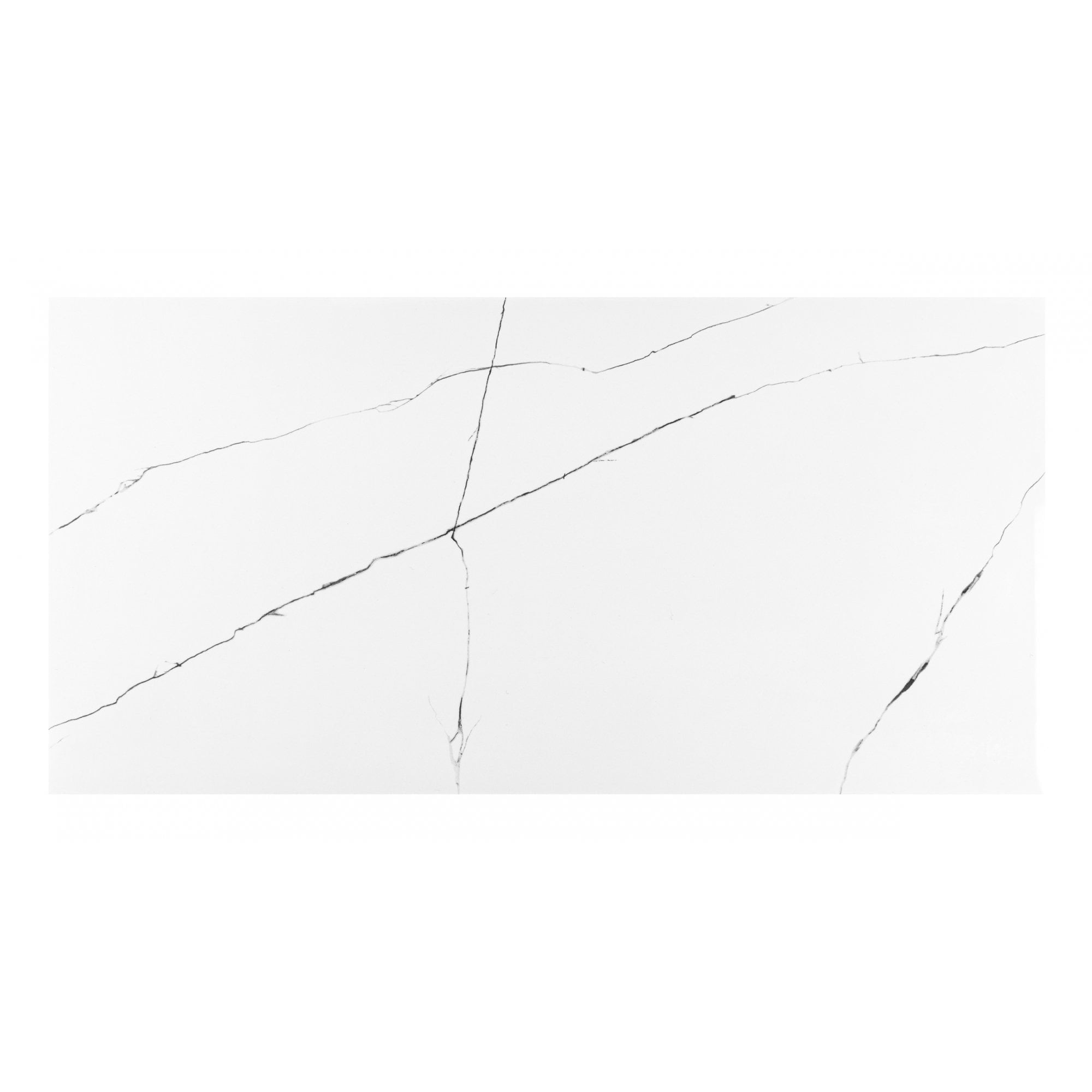 Classic Carrara Marble Effect Rectified Wall & Floor Tile 30cm x 60cm ...