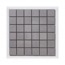 Concrete Flower Dark Grey 29.7cm x 29.7cm Mosaic Tile