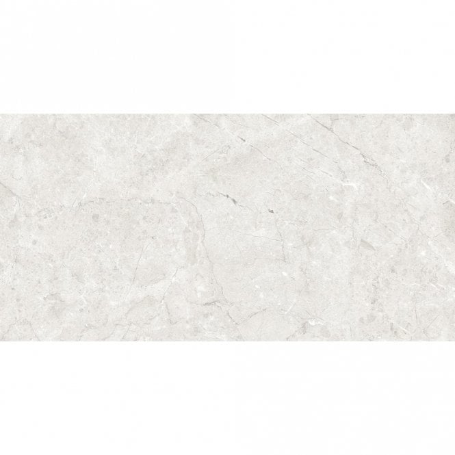 Cosy Snow White Polished 60cm x 120cm Wall and Floor Tile