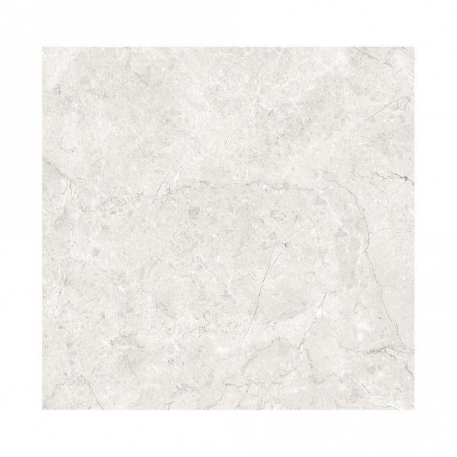 Cosy Snow White Polished 60cm x 60cm Floor Tile