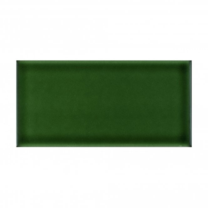 Crackle Glaze Green Victoria 10cm x 20cm Wall Tile