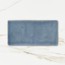 Crackle Glaze Mediterranean Blue 7.5cm x 15cm Wall Tile