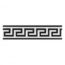 Crystal Greek Key Border 15cm x 60cm Wall & Floor Tile