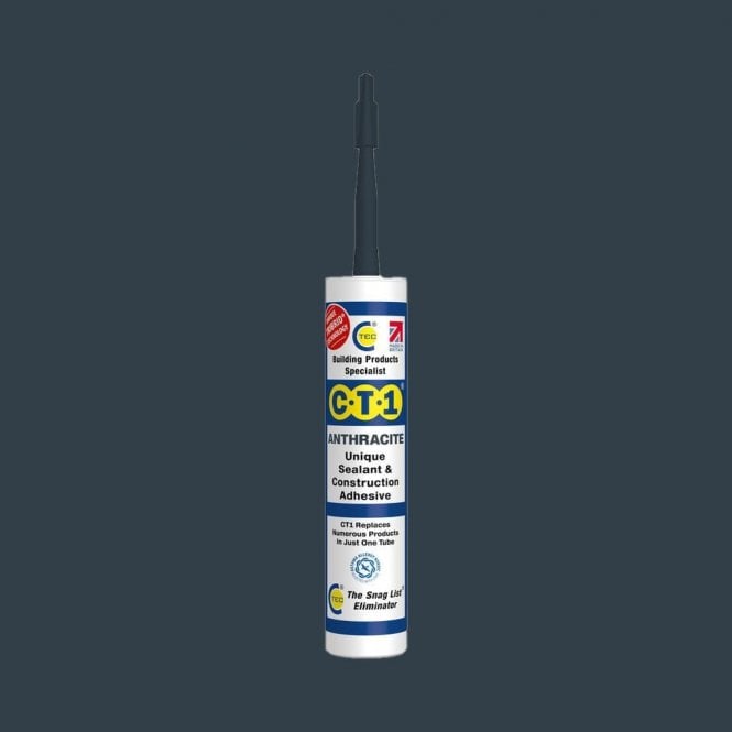 CT1 Anthracite Sealant and Construction Adhesive 290ml