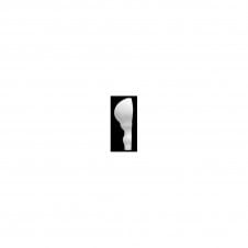 Dado Rail External Corner White 2cm x 5cm Wall Tile