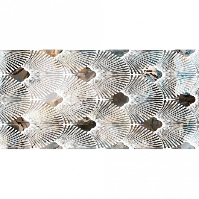 Deco Comb Rectified Porcelain 49.1cm x 98.2cm Wall & Floor Tile