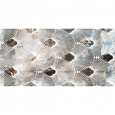 Deco Comb Rectified Porcelain 49.1cm x 98.2cm Wall & Floor Tile
