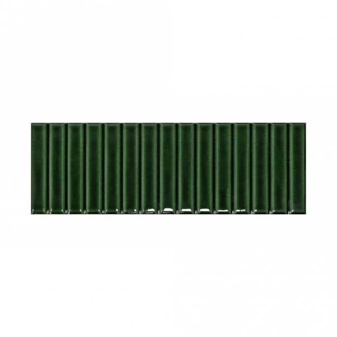 Decorado KitKat Verde Cobre Brillo 10cm x 30cm (1.5cm x 10cm) Wall Tile