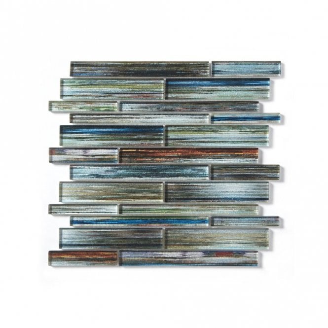 Deep Pacific Coral Green 30cm x 30cm Mosaic Tile