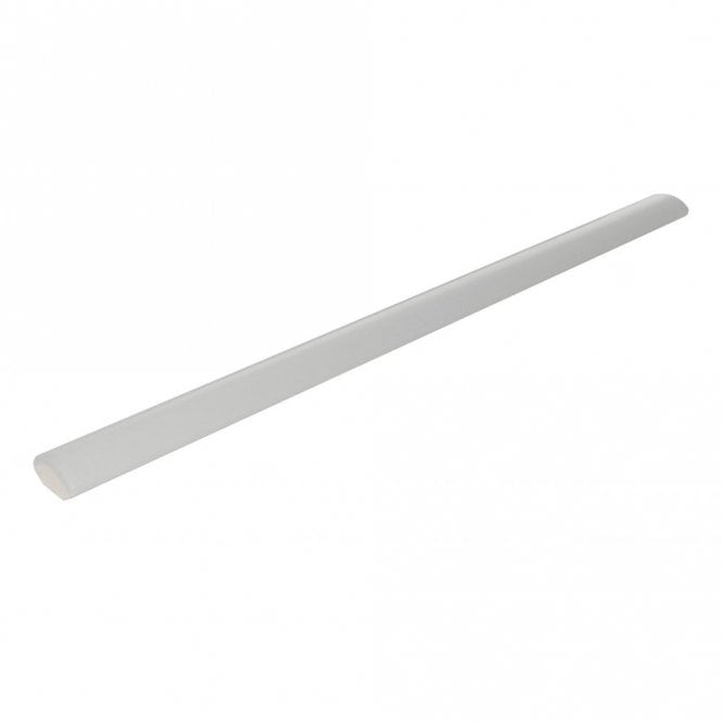 Definitions Light Grey Matt 1.5cm x 29.8cm Bullnose Border Tile